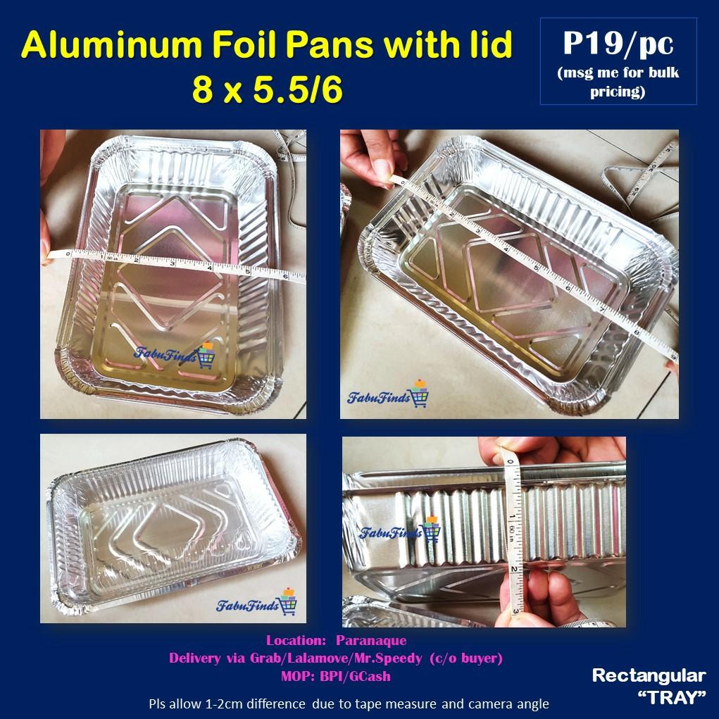 Aluminum Foil Pans / Tray with Lid - Rectangular (Category: Spice & Seasoning) located in Paranaque City. Submitted by achechelle (Listing ID 1040256462, Image 2). Description: On-hand: Aluminum Foil Pans/ Tray Sizes available: >Rectangular Tray >Rectangular M Deep >Rectangular Loaf >Rectangular M Long >Rectangular Cute *CHECK PHOTOS FOR DETAILS such as price and measurements* MOP: BDO/BPI/GCash Delivery via Grab / Lalamove / Mr.Speedy Location: 