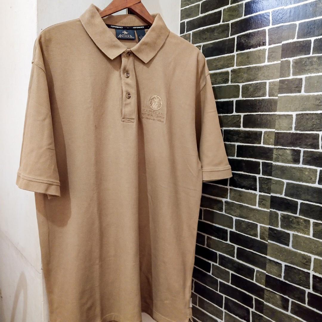 Antigua Mocha polo shirt