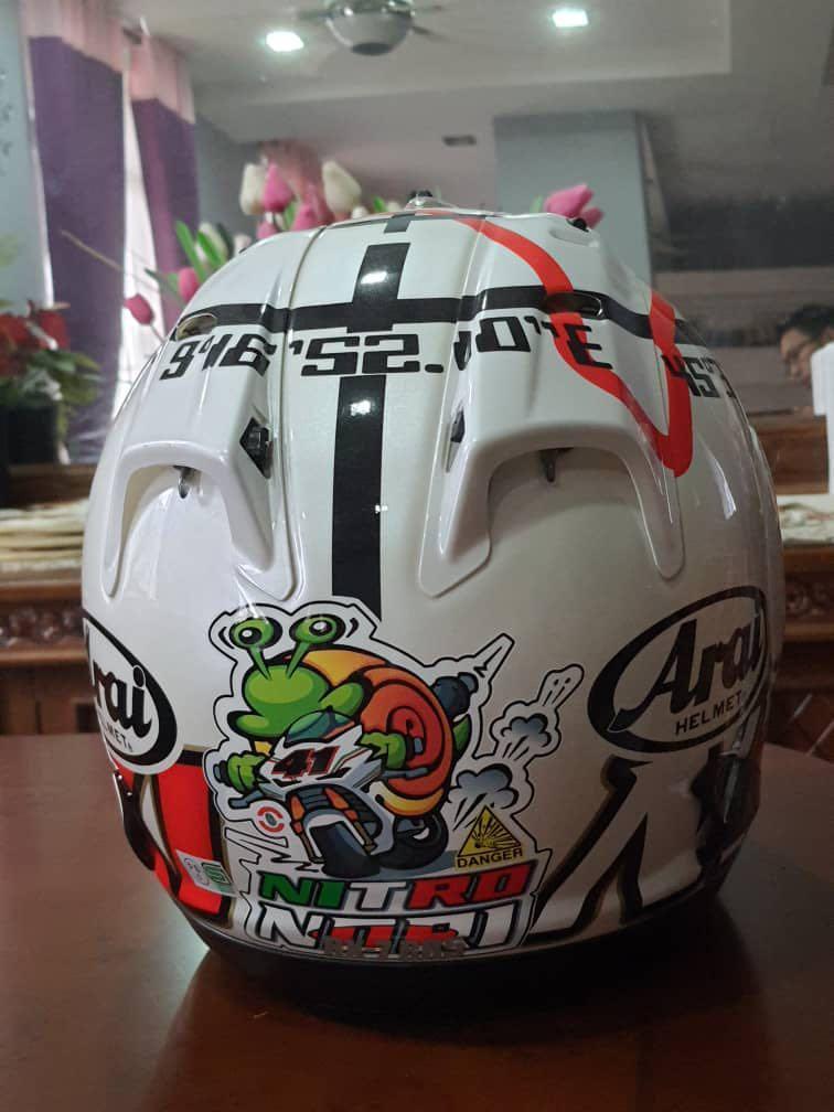Arai Helmet NKI41 Full Face Motorbikes on Carousell