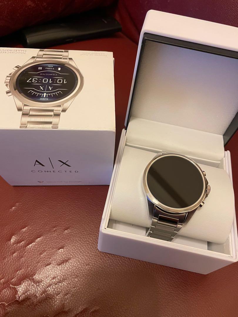 Armani Exchange Smartwatch Connected android apple watch, 名牌, 手錶- Carousell