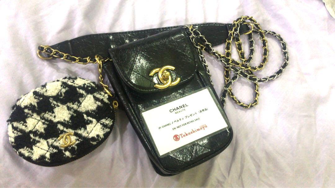Authentic Discounts - Sale❗ Chanel makeup sling bag with coin purse Php  8,500