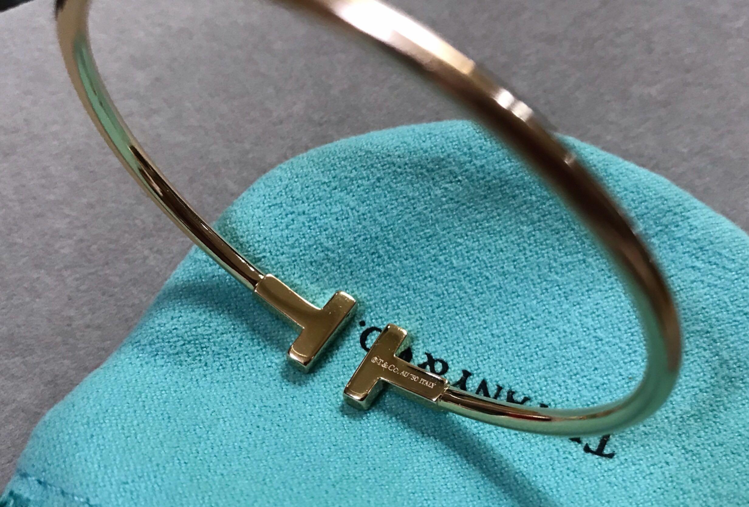 Used tiffany online t bracelet