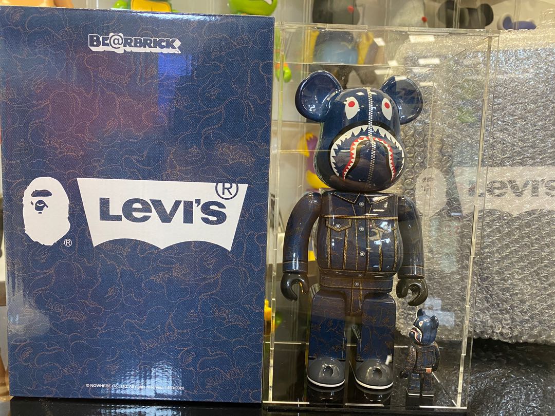 Bearbrick Levi's bape 400% (ready stock ), Hobbies & Toys ...