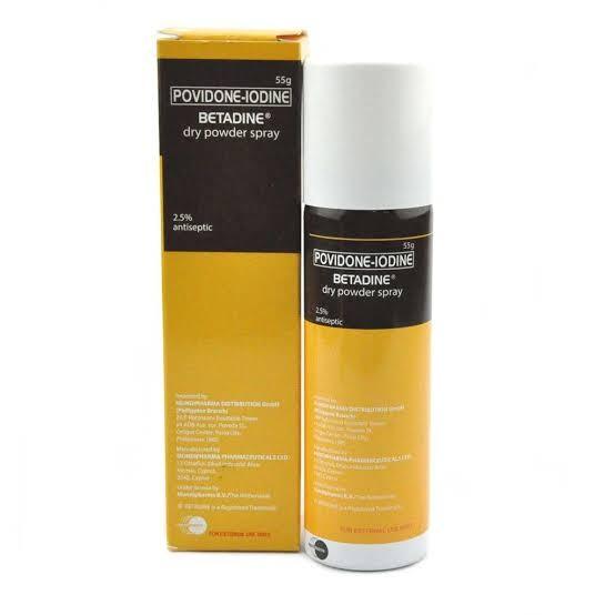 Betadine Dry Powder Spray Beauty Personal Care Bath Body Body Care On Carousell