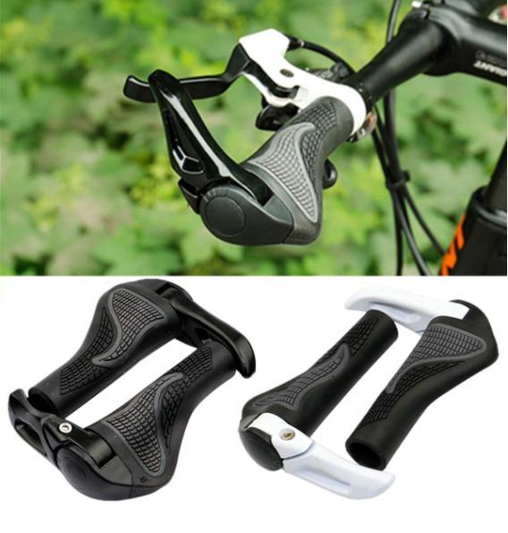 MTB Road Bike Handlebar Grip Sponge Durable Shock-Proof Lock on Anti Slip Grips