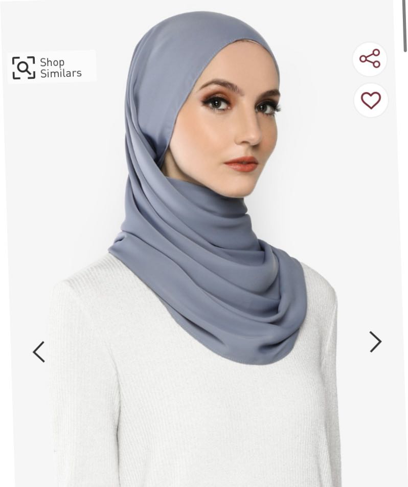 Bn Lilit Shawl In Zen Women S Fashion Muslimah Fashion Hijabs On Carousell