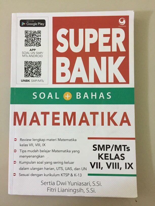 buku bank soal matematika (smp)