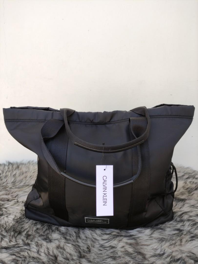 Calvin Klein Black Nylon Tote Bag, Women's Fashion, Bags & Wallets, Tote  Bags on Carousell