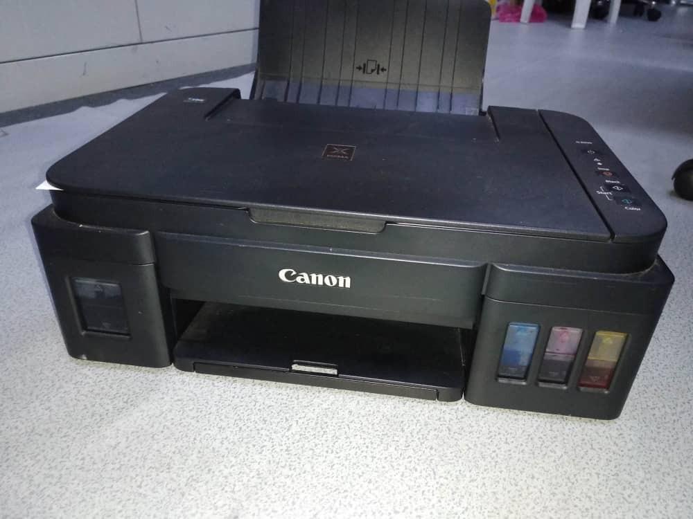 Canon Pixma G2000 All In One Printer Print Scan Copy Second Hand Electronics Computers Others On Carousell
