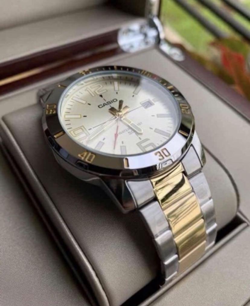 Casio ENTICER MTP-VD01SG-9B Analog Quartz MTPVD01SG-9B Men's Watch MTPVD01  Brand New, Men's Fashion, Watches \u0026 Accessories, Watches on Carousell