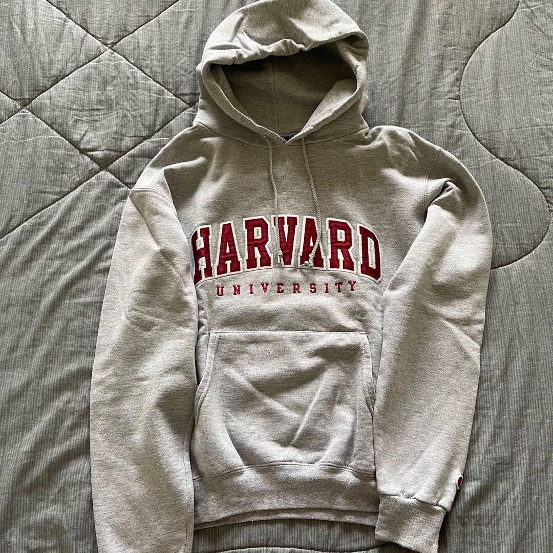 Champion Harvard Hoodie Women s Fashion Coats Jackets and Outerwear on Carousell
