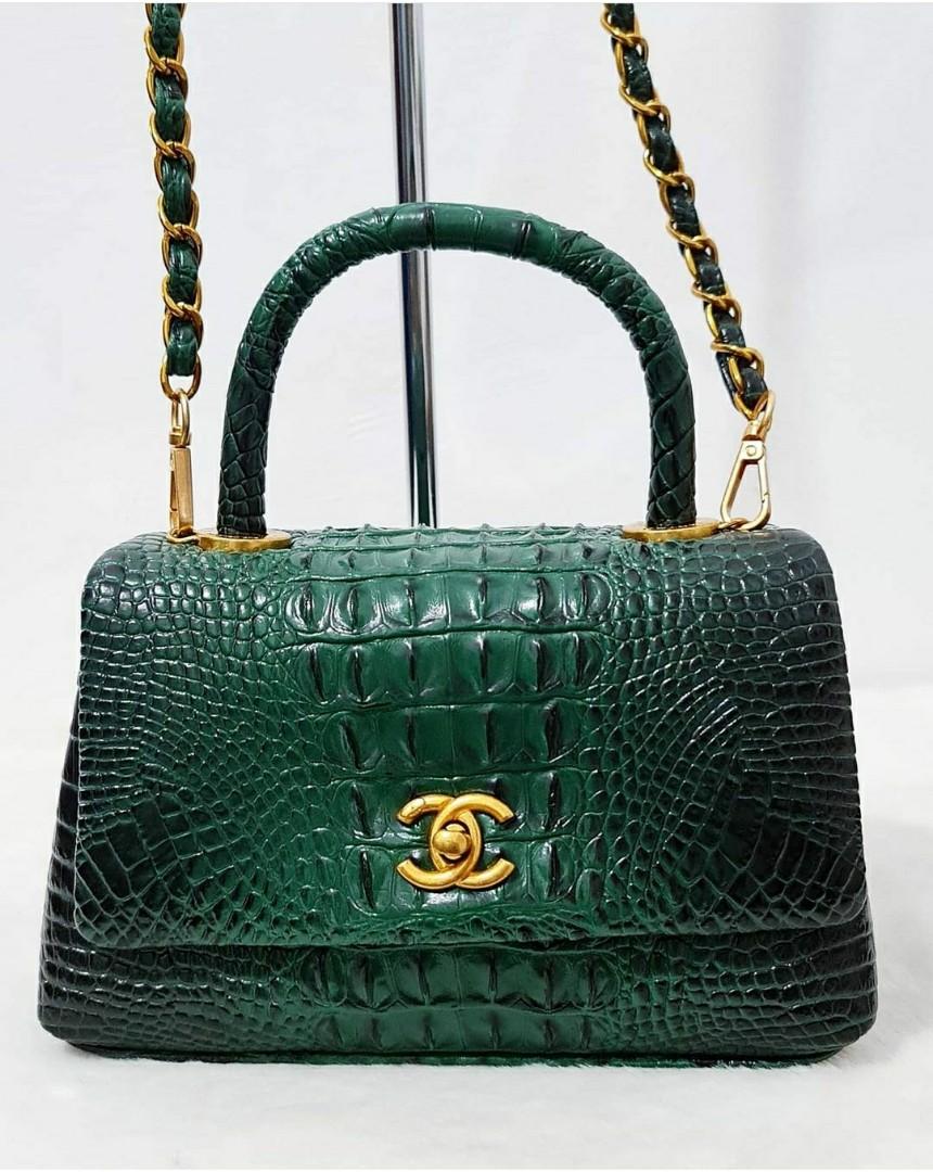 Chanel croc bag, Luxury, Bags & Wallets on Carousell