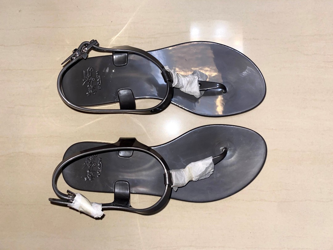Coach discount plastic sandals