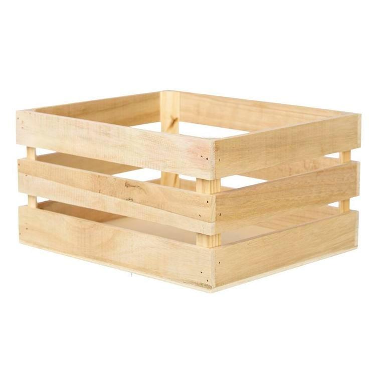 Crate Wood Crate Wooden Crate Kotak Kayu Storage Box Pine