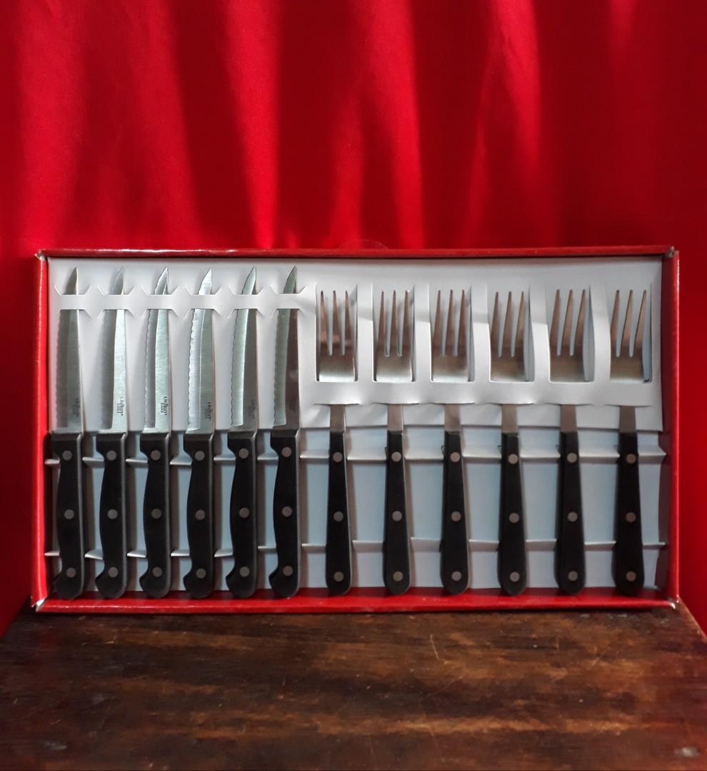 Crofton Edge 12 pcs Steak knife Set, Furniture & Home Living