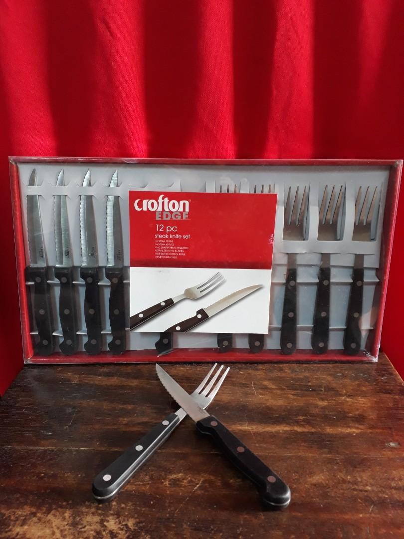 Crofton Edge 12 pcs Steak knife Set, Furniture & Home Living