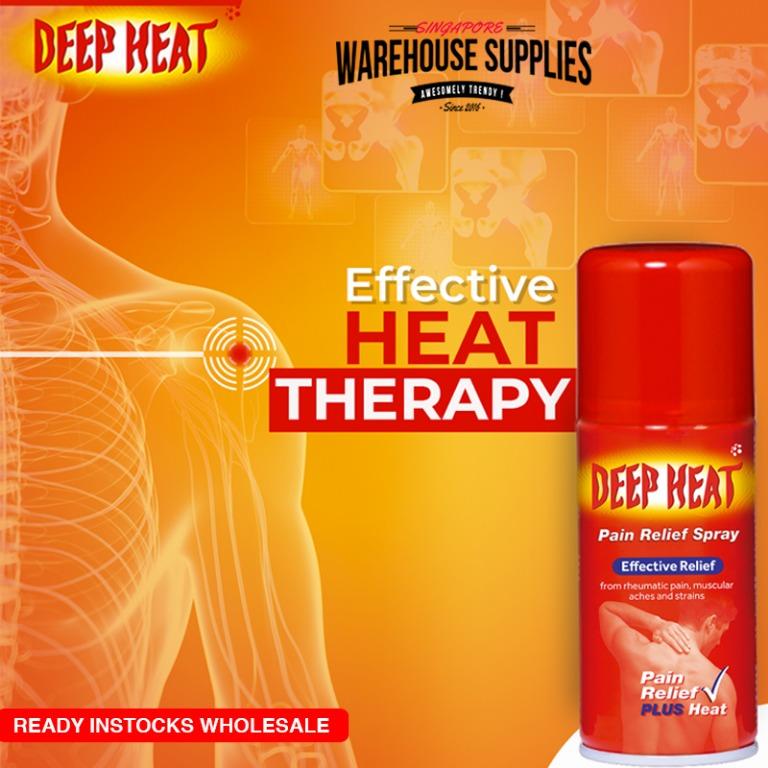 Deep Heat Pain Relief Muscle Spray 150ml, Beauty & Personal Care, Foot