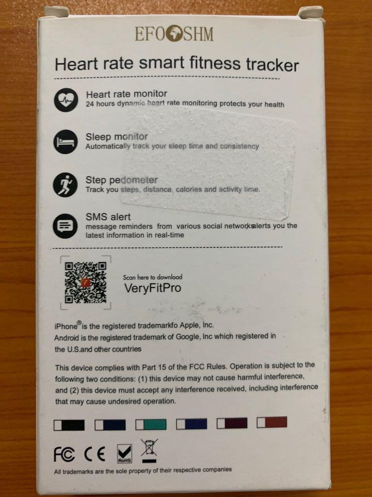 EFOSHM CSeries Fitness Tracker, Mobile Phones & Gadgets, Wearables