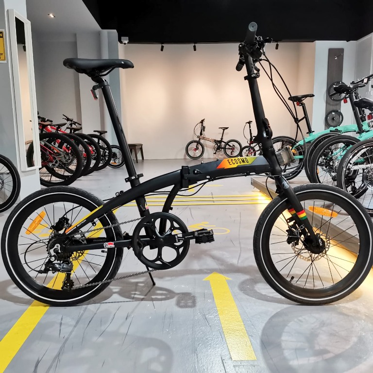 Element Folding Bike Ecosmo 8 Reggae Edition 8 Speed 20 Not Java Zelo Sports Equipment Bicycles Parts Bicycles on Carousell