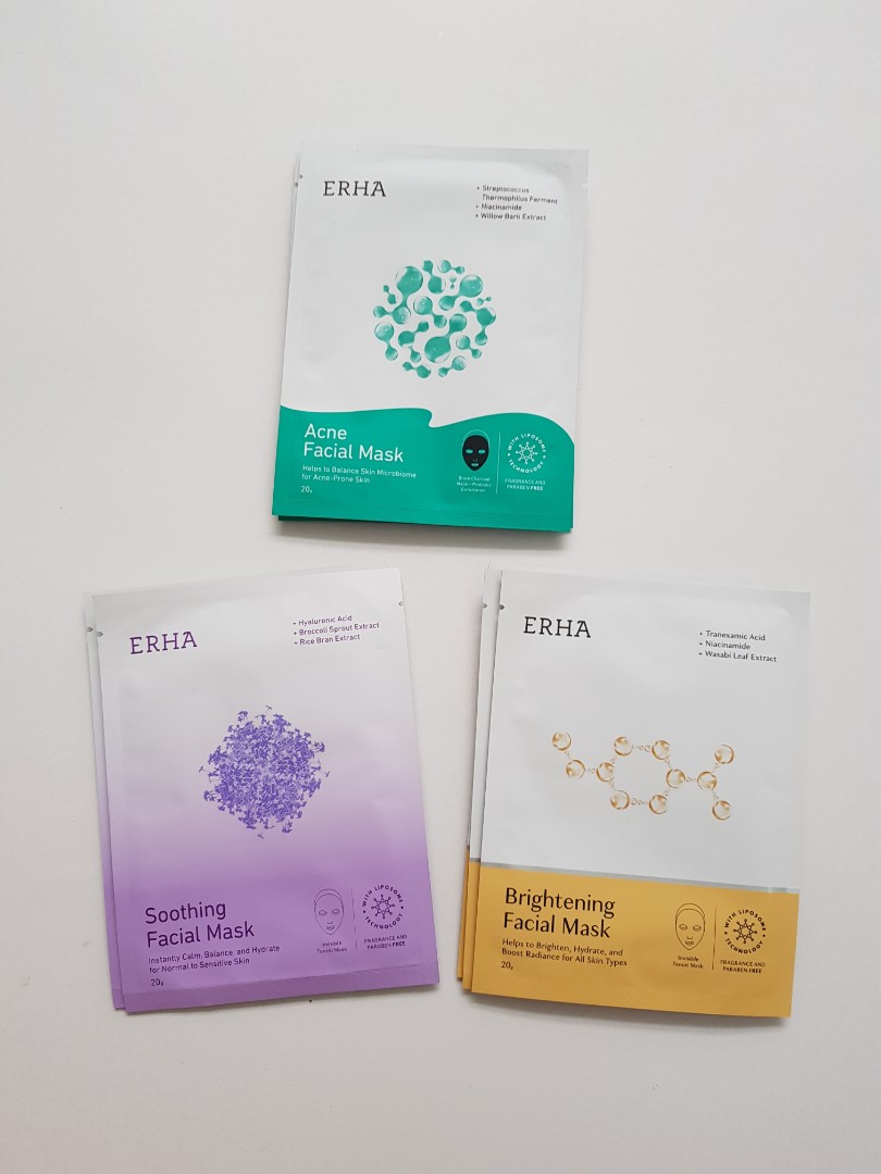 Erha Facial Mask Kesehatan Kecantikan Kulit Sabun Tubuh Di Carousell