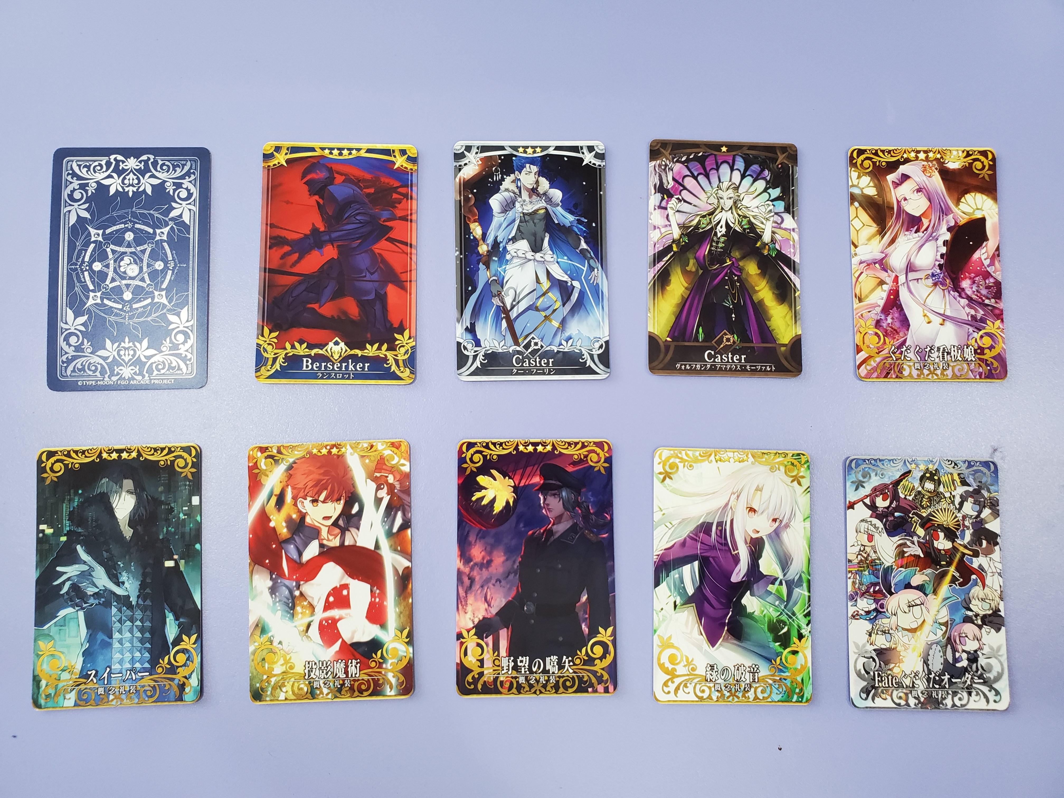 Fate Grand Order Fgo Arcade Card Set 7 Hobbies And Toys Collectibles And Memorabilia Fan 8528