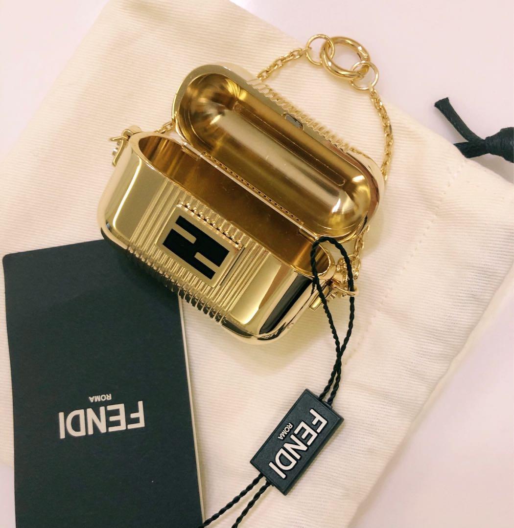 Fendi x Chaos 時尚AirPods Pro case 金屬套c04, 名牌, 飾物及配件