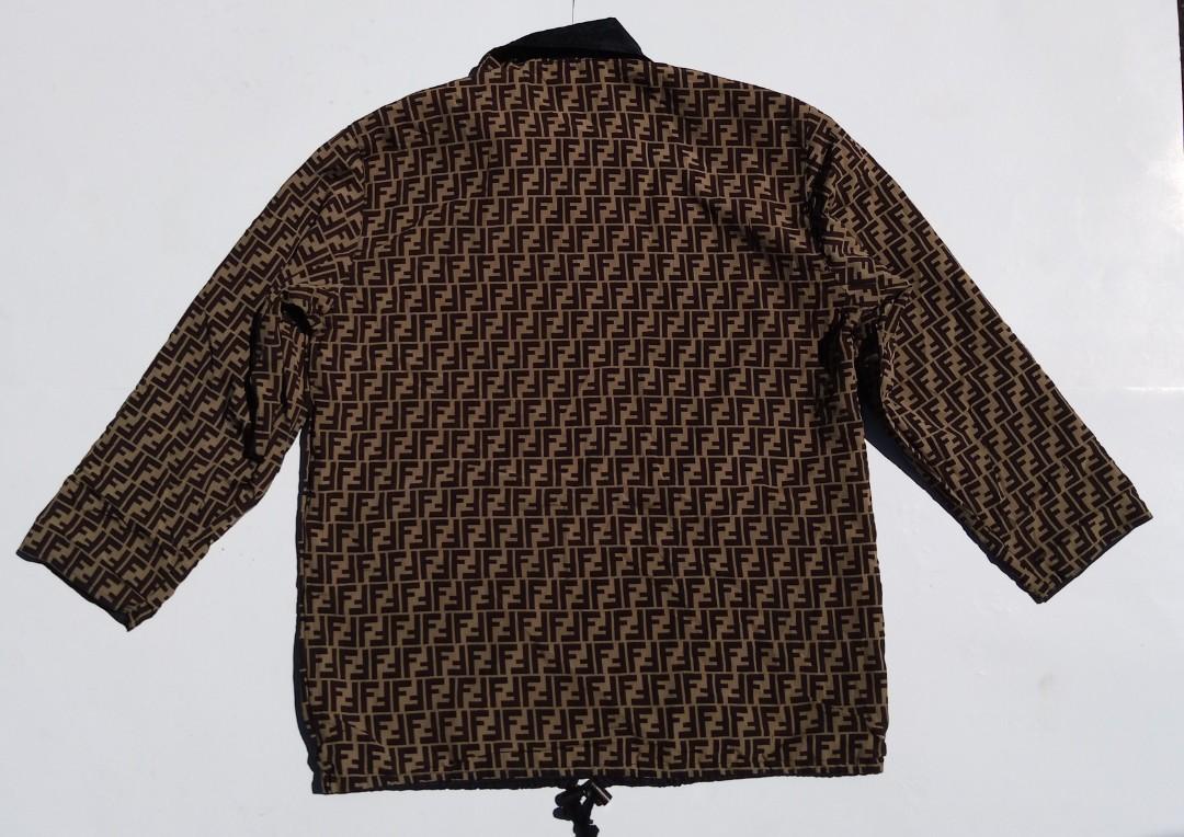 Fendi Zucca monogram reversible jacket Luxury Apparel on Carousell
