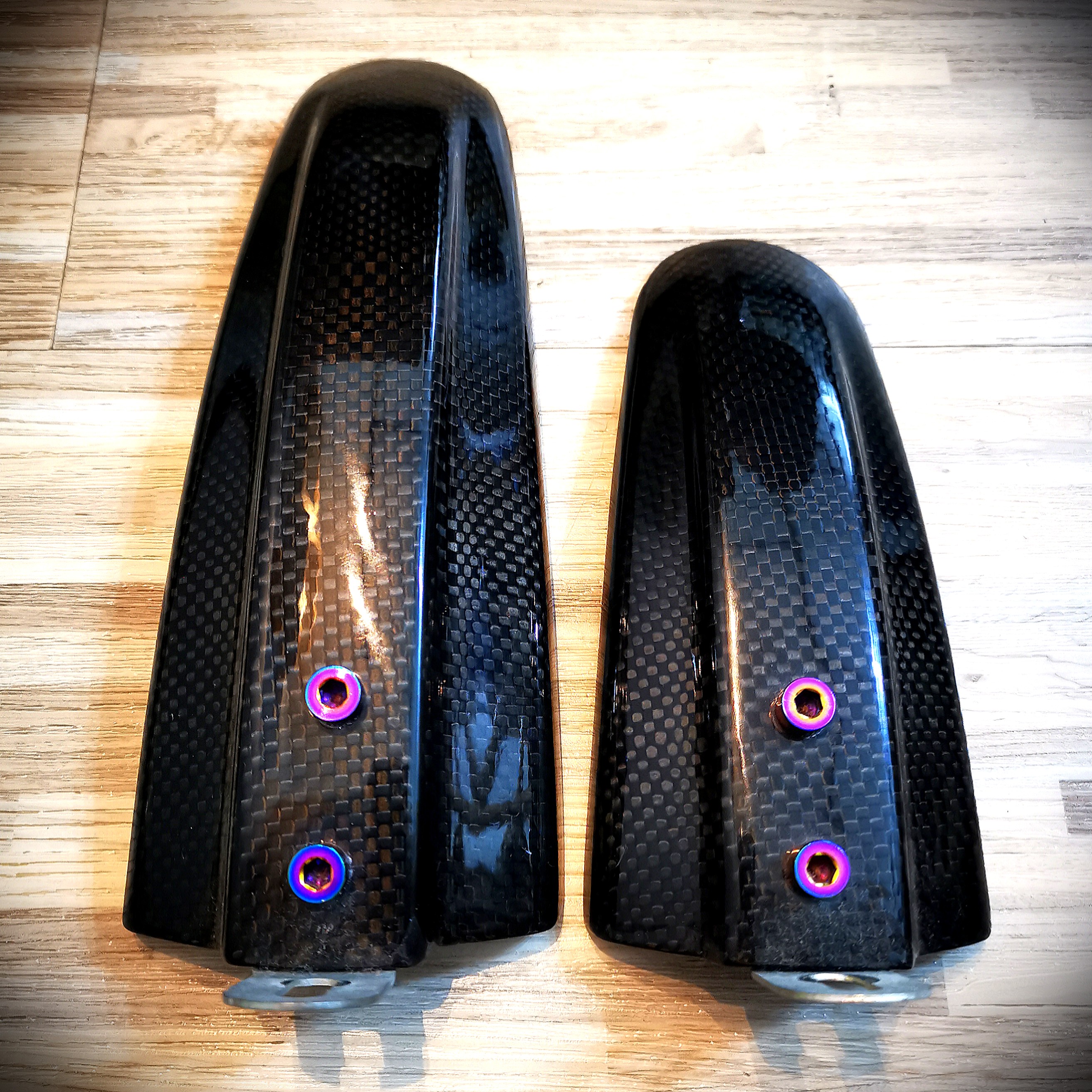 carbon fibre mudguards