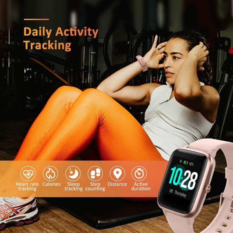 FreeDelivery Smart Watch for Women Waterproof Smartwatch Colorful