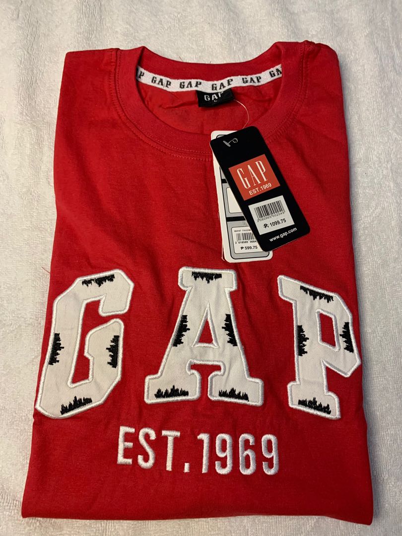 Gap tshirt original with tag Men s Fashion Tops Sets Tshirts