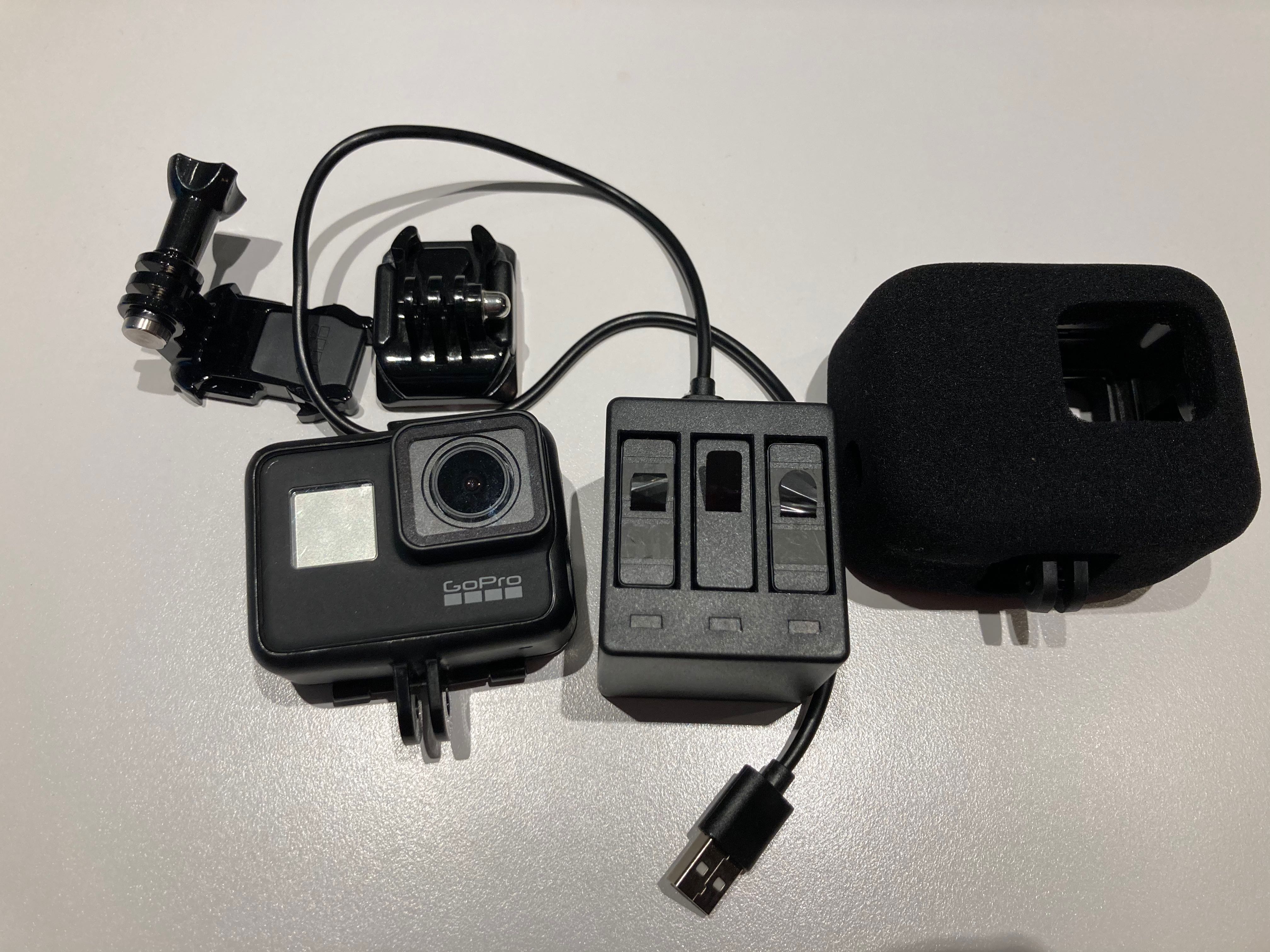 GoPro Hero 7 black 三粒電池外置充電器及其他配件, 手提電話, 電話及 