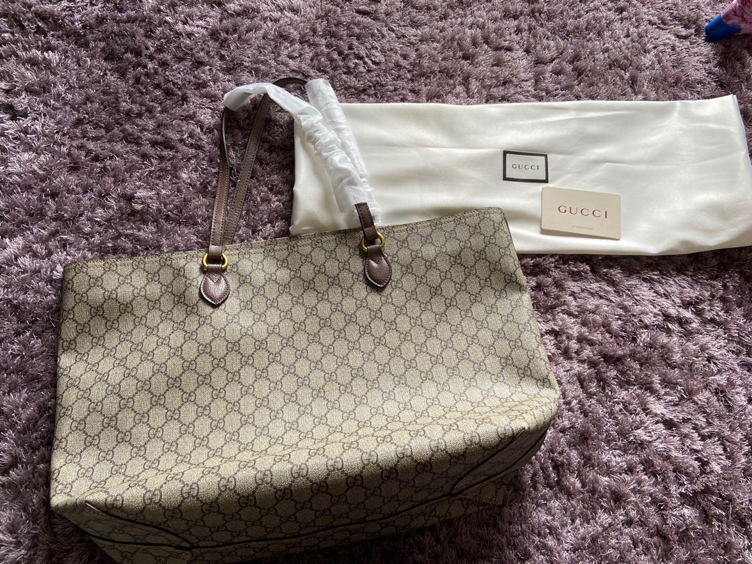 gucci tote with zipper