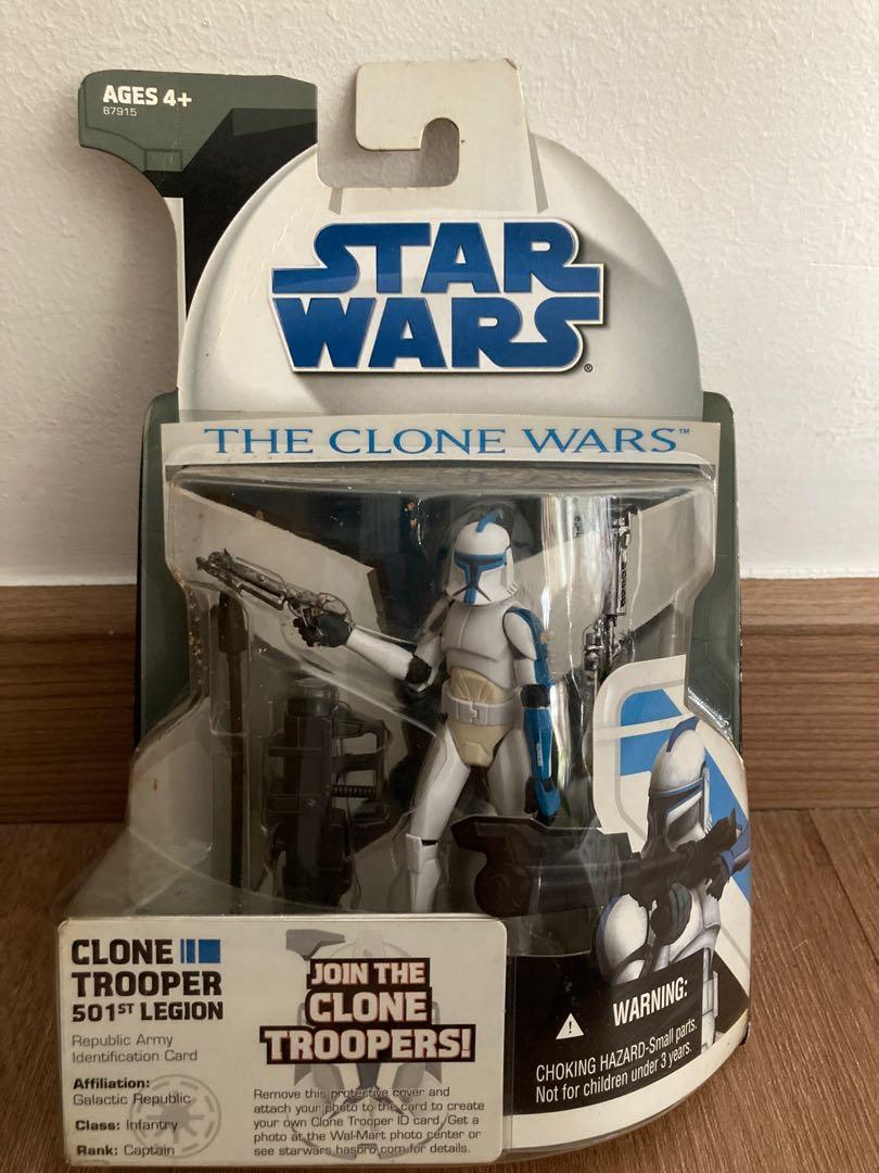 Hasbro 3 Star Wars Clone Wars 501st Clone Trooper Hobbies Toys