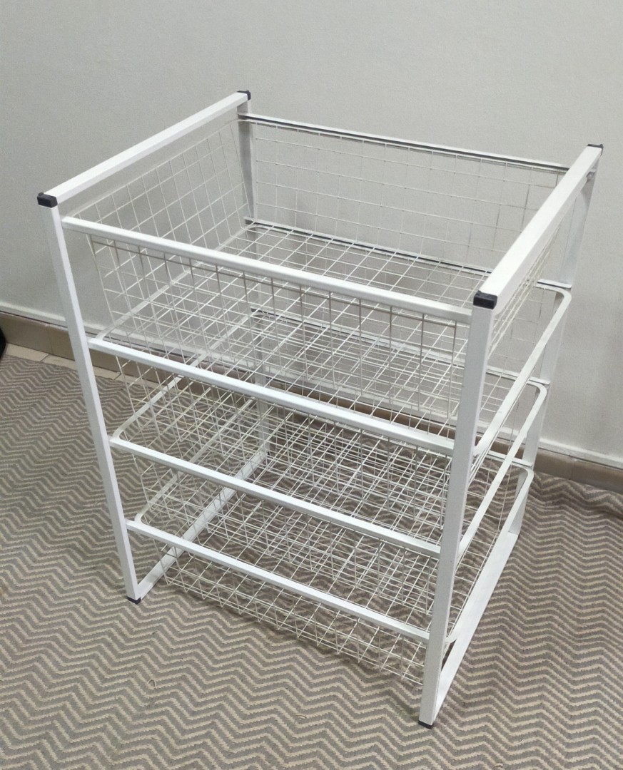 IKEA Wire Shelf Used H800xW500xD650, Furniture, Shelves & Drawers on