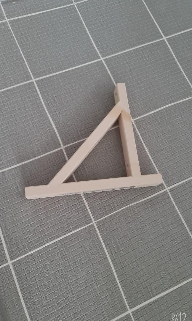Ikea Wooden Shelf Bracket, Furniture & Home Living, Furniture, Shelves