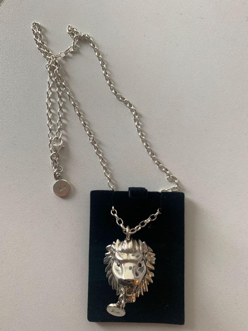 Karen Walker lion head necklace, Women 
