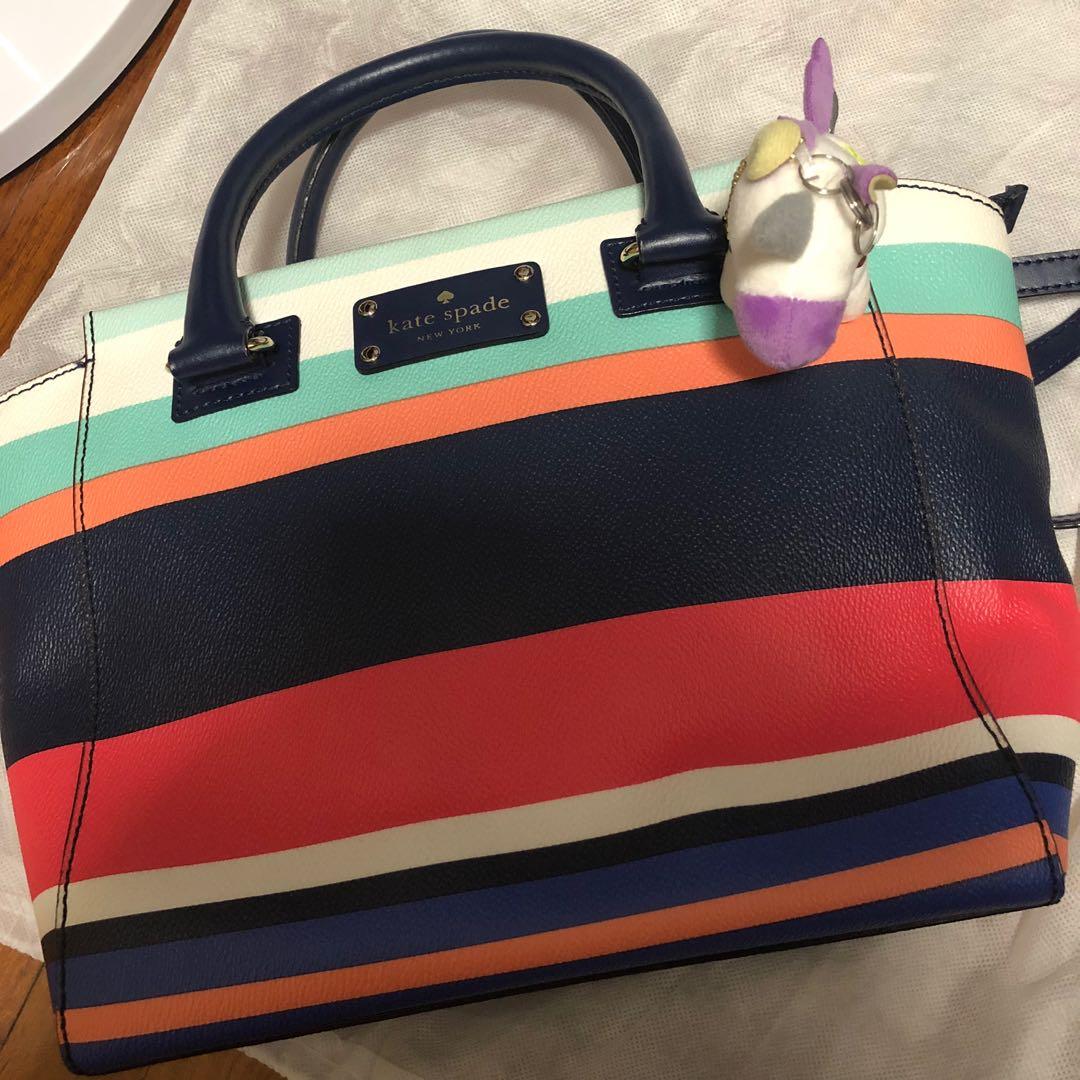 KATE SPADE rainbow stripe BN