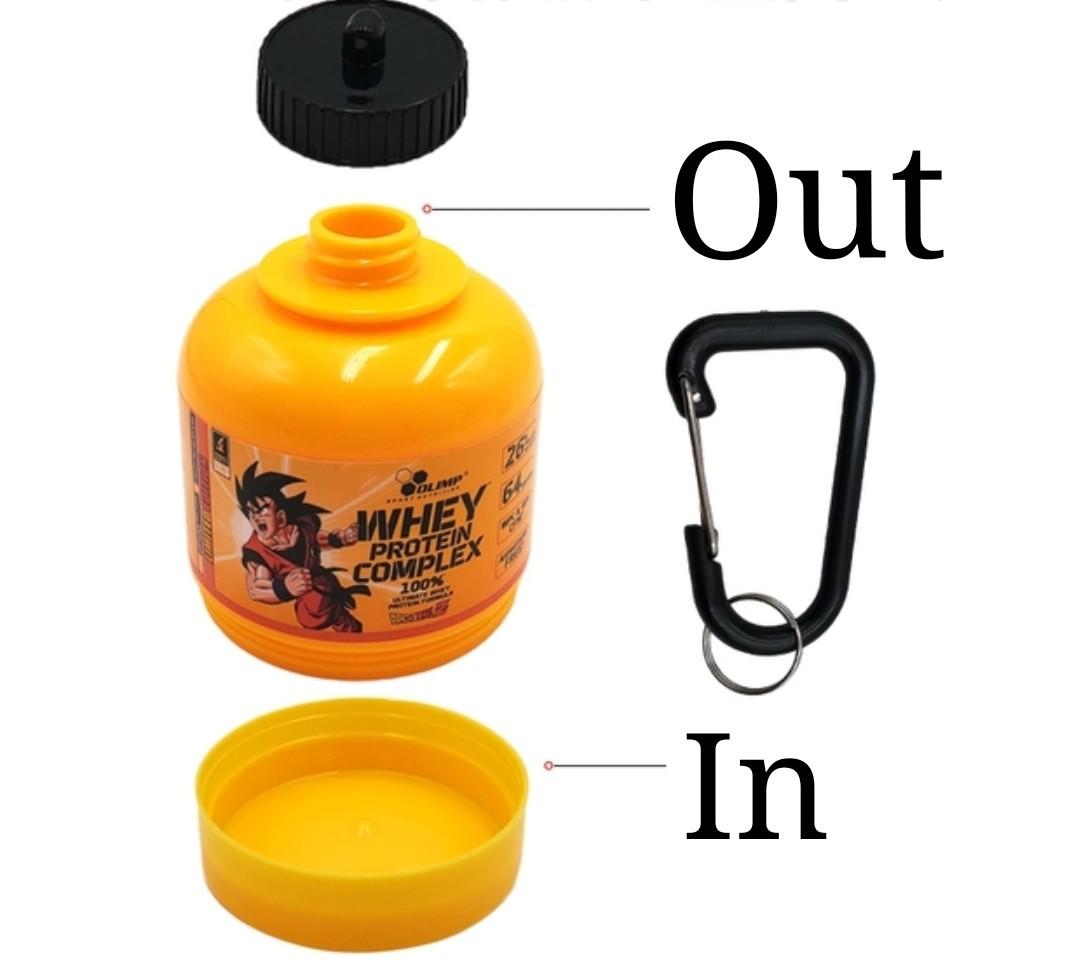 (SG based, ready stocks) Pre Workout Protein Holder / Container / Keychain
