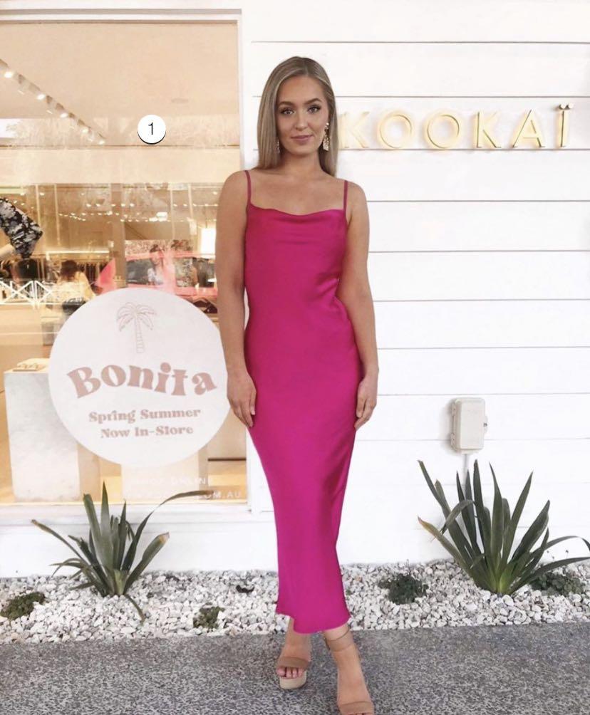 kookai como slip dress