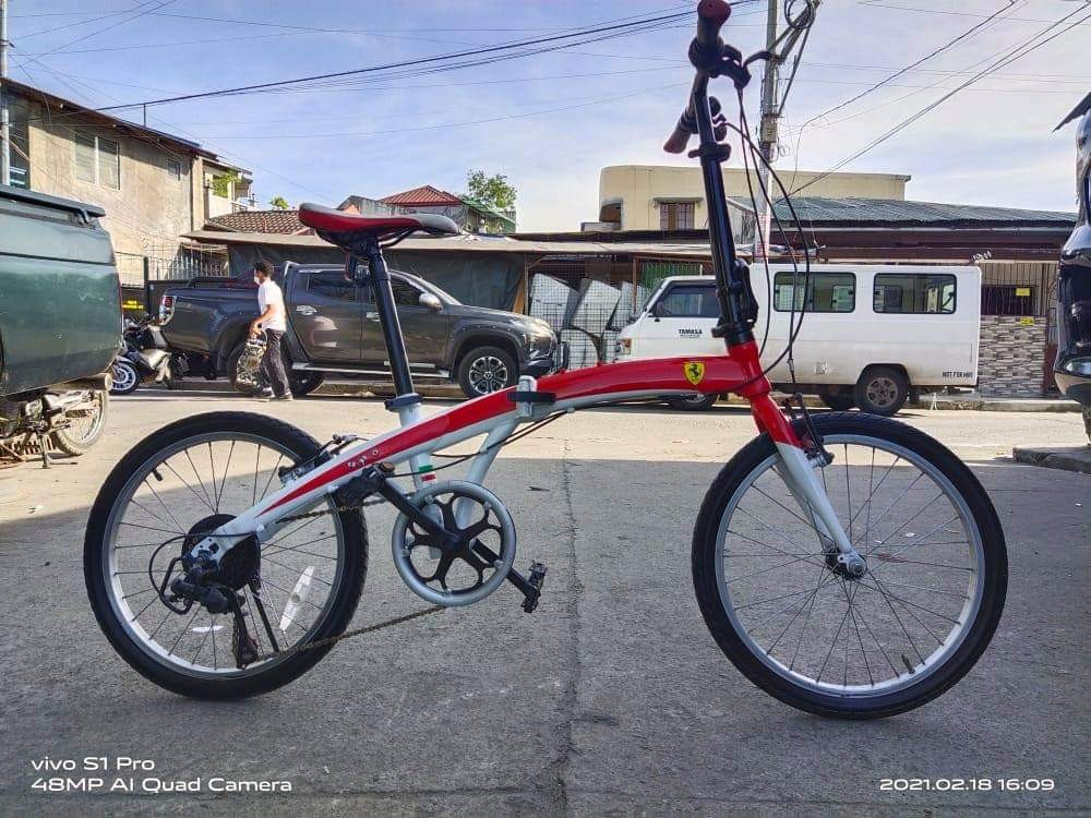 Ferrari folding bike deals