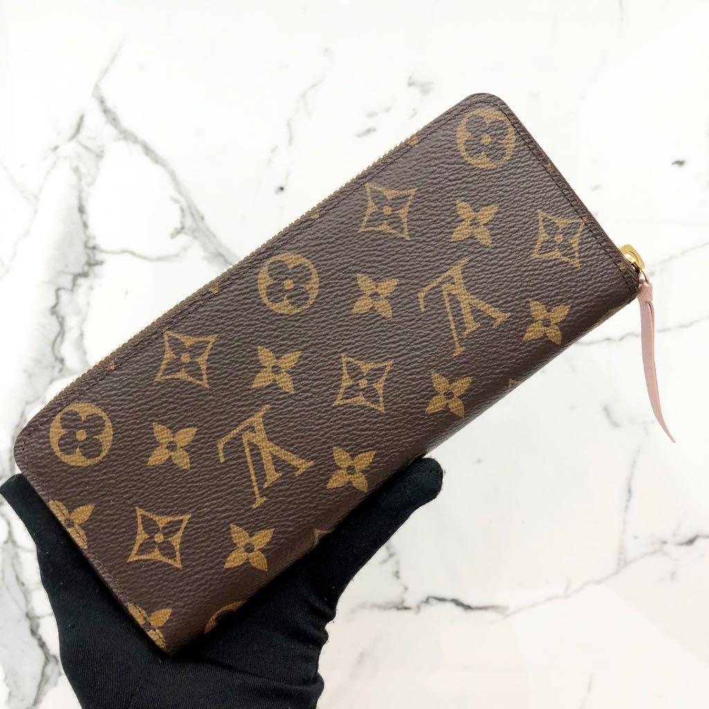 Authenticated Used Louis Vuitton Monogram Portefeuille Clemence M60744 Long  Wallet Ladies 