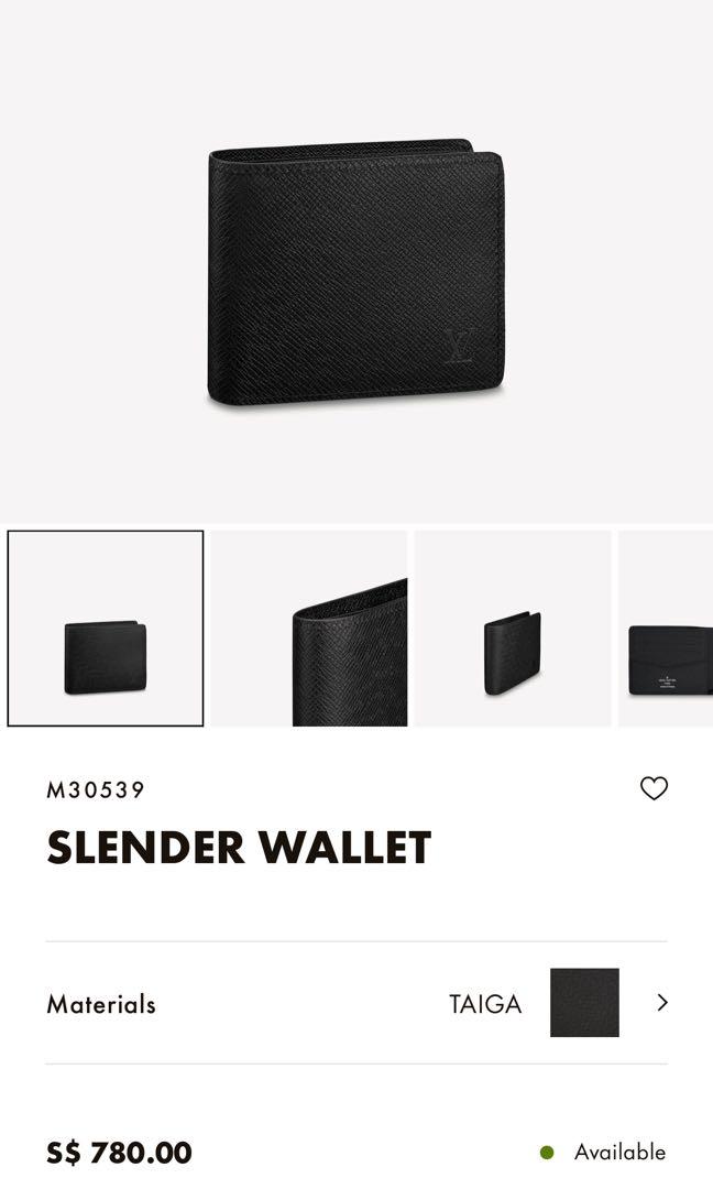 Shop Louis Vuitton SLENDER Slender wallet (M30539) by momochani