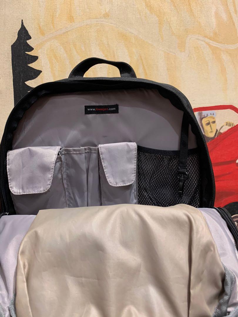 Lowerpro Camera Backpack (Category: Camera Bags & Carriers) located in Quezon City. Submitted by hanas.declutter (Listing ID 1070139382, Image 3). Description: - perfect bag for keeping your camera safe - has many compartments - sold for 12,000 pesos - dm for details and inquiries .