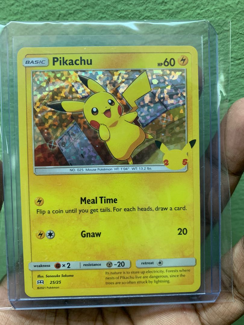 McDonald’s Promo Pokemon 25th Anniversary Full Holo Set, Hobbies