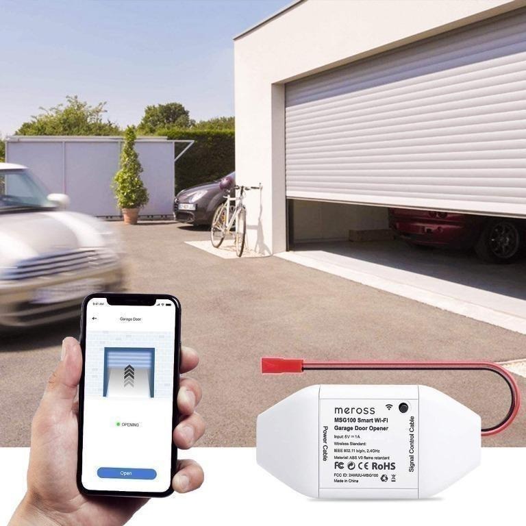 Meross garage best sale door opener ifttt