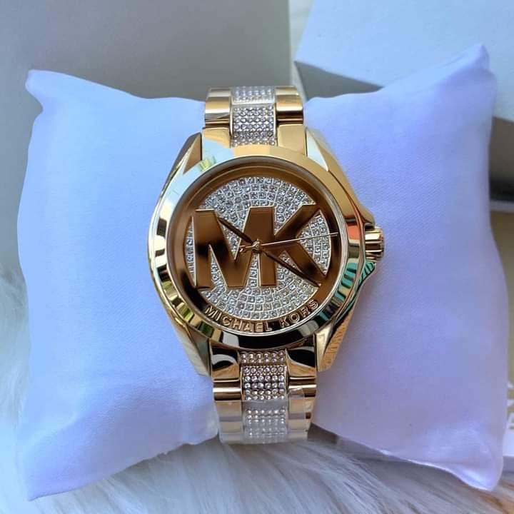 MK LOGO FULL STONE AUTHENTIC WATCH Women s Fashion Watches Accessories Watches on Carousell