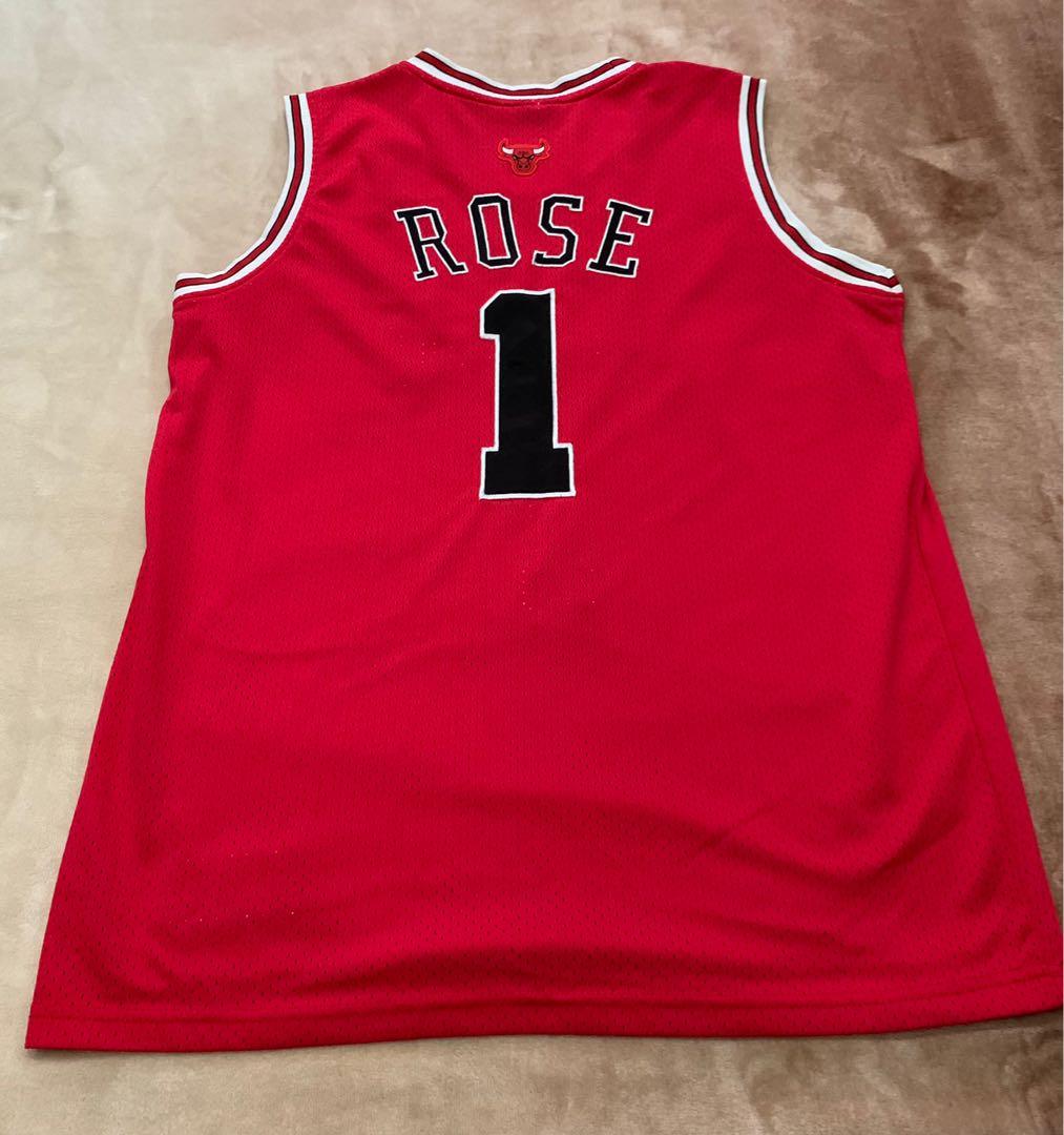 NBA Chicago Bulls Iconic Derrick Rose MVP Jersey