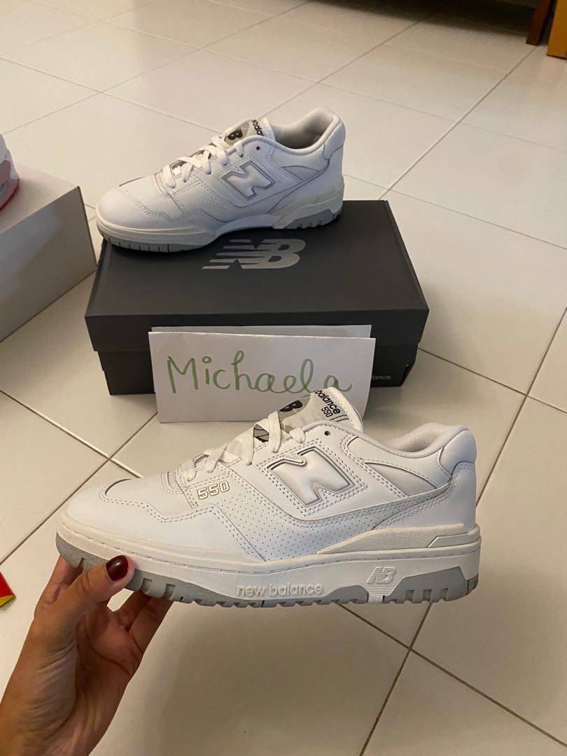 New balance 550 white clearance