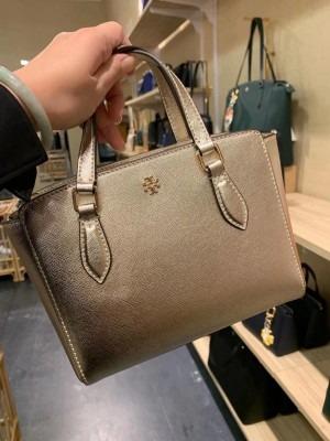 NWT) TORY BURCH - EMERSON MINI TOP ZIP TOTE 64189, Luxury, Bags & Wallets  on Carousell