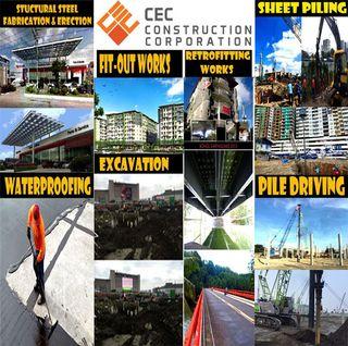 Pile Driving, Bored Piling, Sheet Piling, Structural Retrofitting, Steel Construction, Waterproofing, Fit-out Works